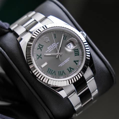 rolex datejust 41 wimbledon prezzo|rolex datejust 41 smooth bezel.